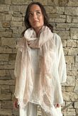 Speckled Rustic Scarf Blush